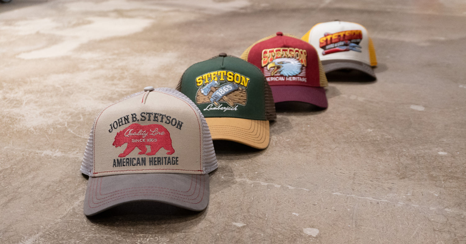 Stetson kepsar och hattar hos Patches & Pins - tidlös design och kvalitet för alla stilar.