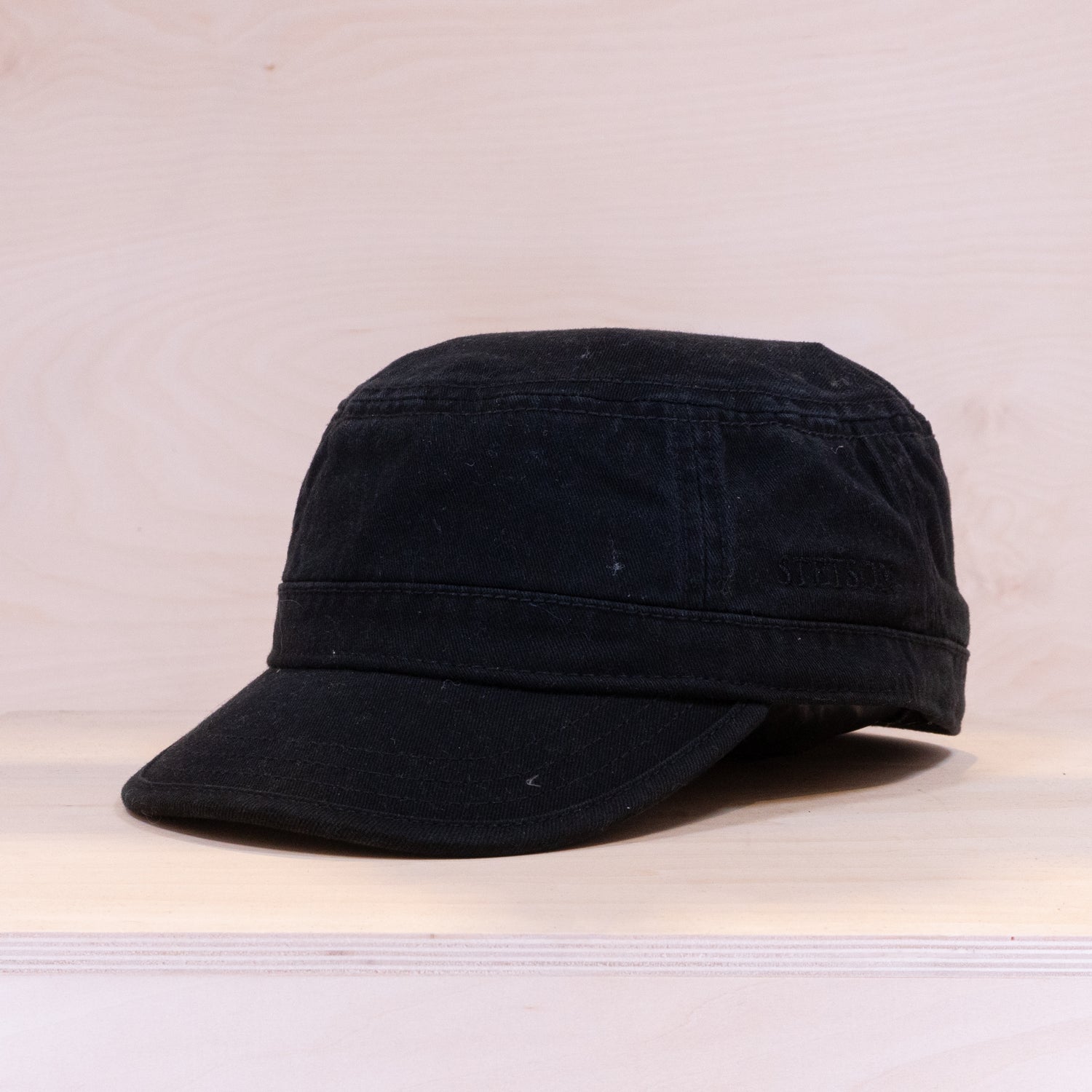 Stetson Cotton Army Cap Black