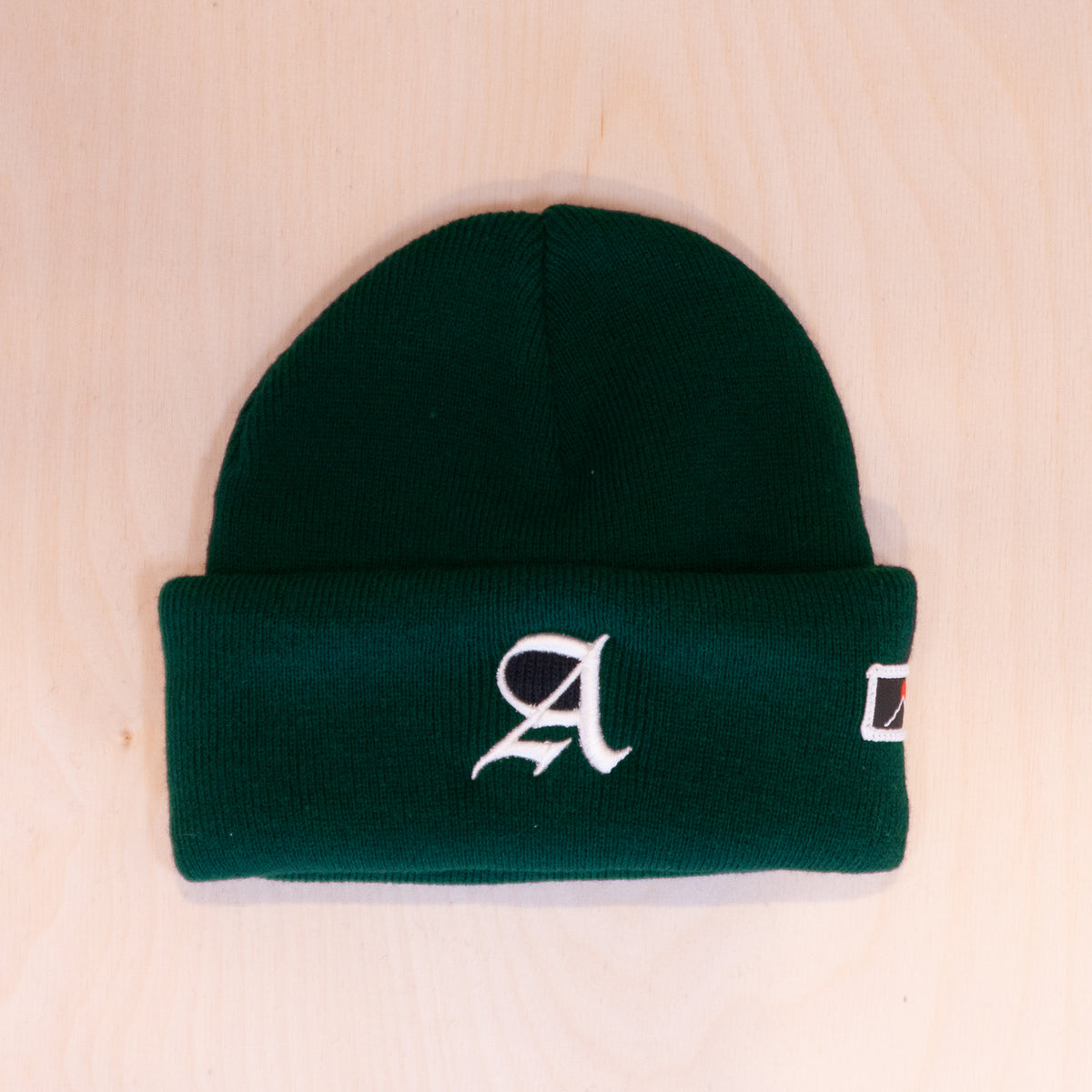Appertiff Recycled A beanie Green/White