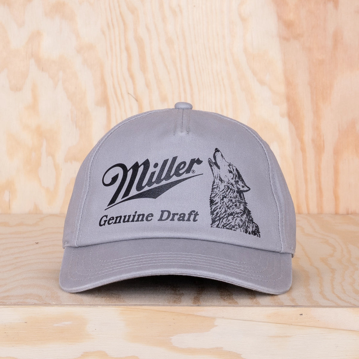 American Needle Miller Genuine Draft Walker A-Frame Cap Grey