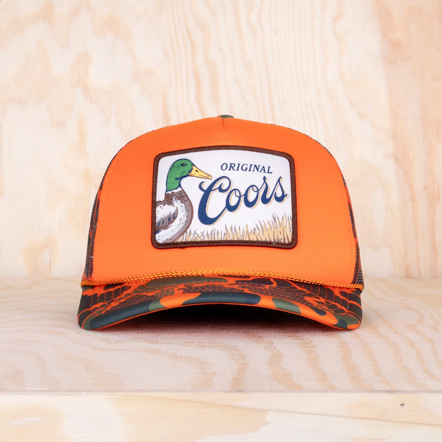 American Needle Coors Mallard Foam Trucker Orange