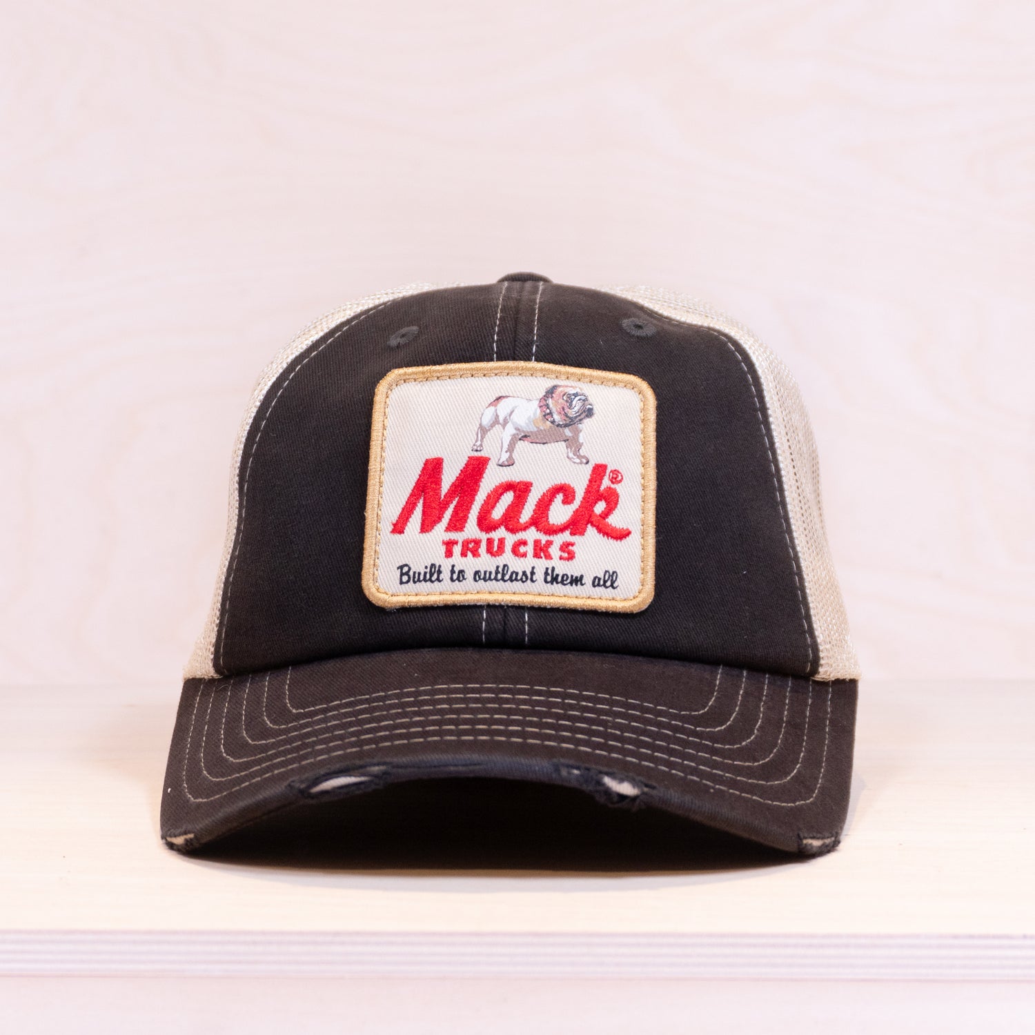 American Needle Mack Orville Trucker Cap Stone/Black