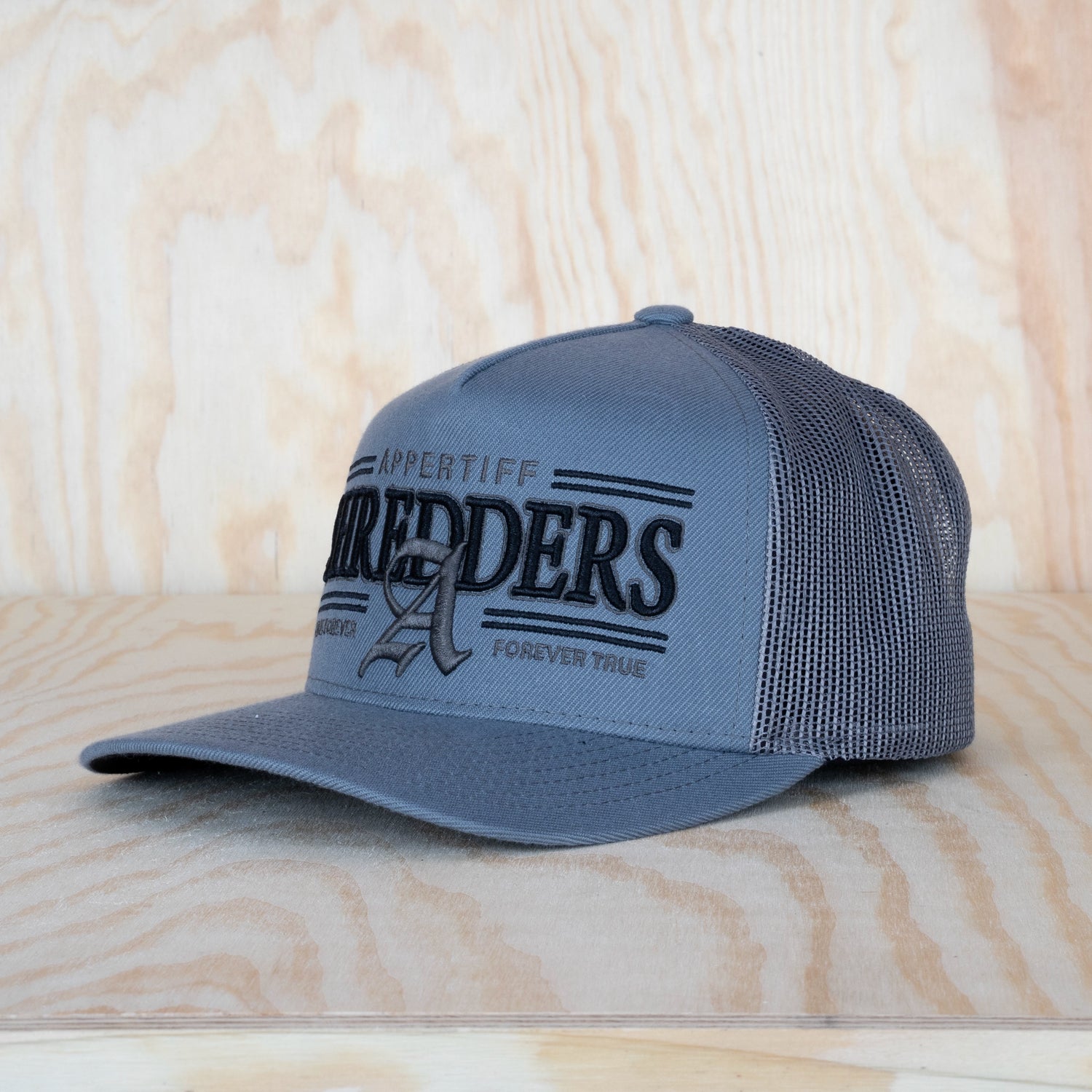 Appertiff A Shredders Trucker Cap Grayscale