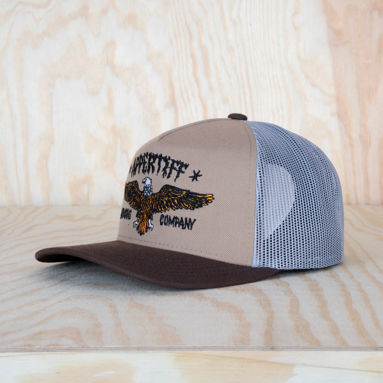 Appertiff Airborne Trucker Cap Khaki/Brown