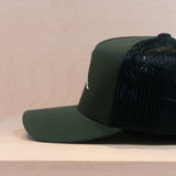 Appertiff Patches Exclusive Horizon Trucker Cap Olive/Black