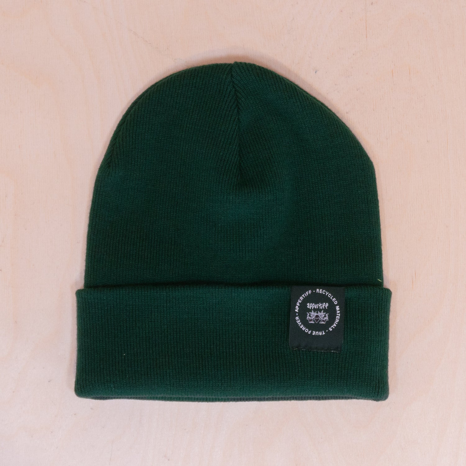 Appertiff Recycled Hightop Beanie Bottle Green