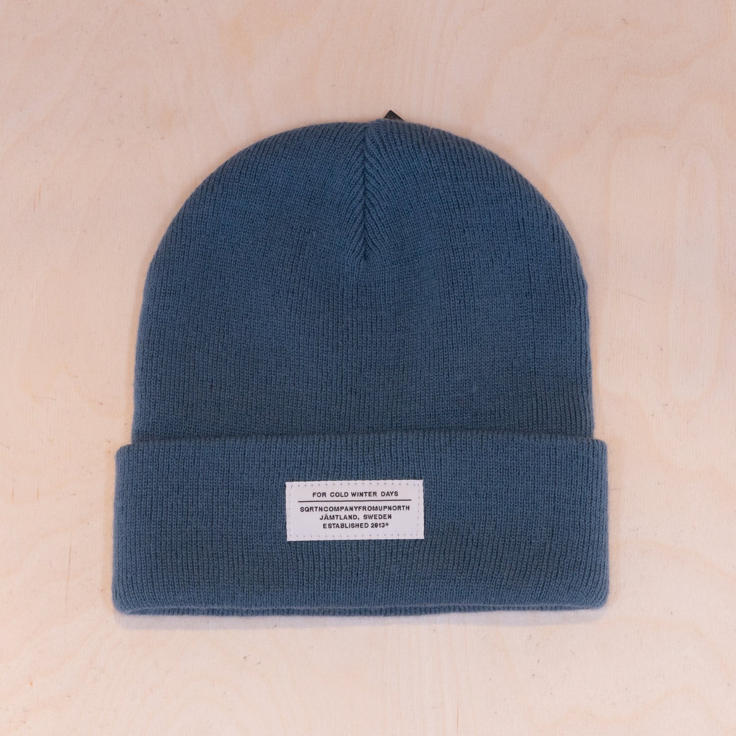Sqrtn Cold Winter Beanie Dusty Blue