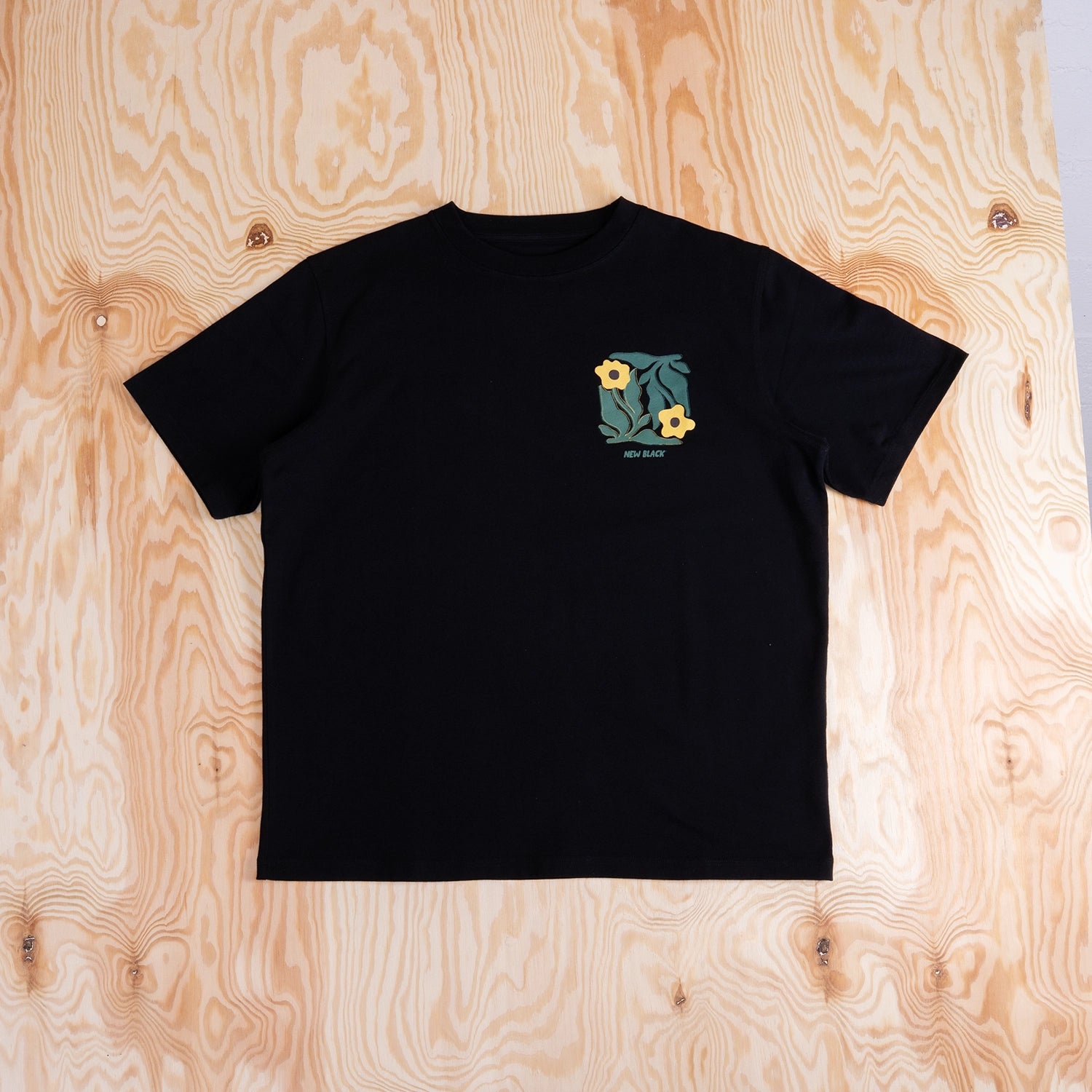 New Black Botanic T-shirt Black