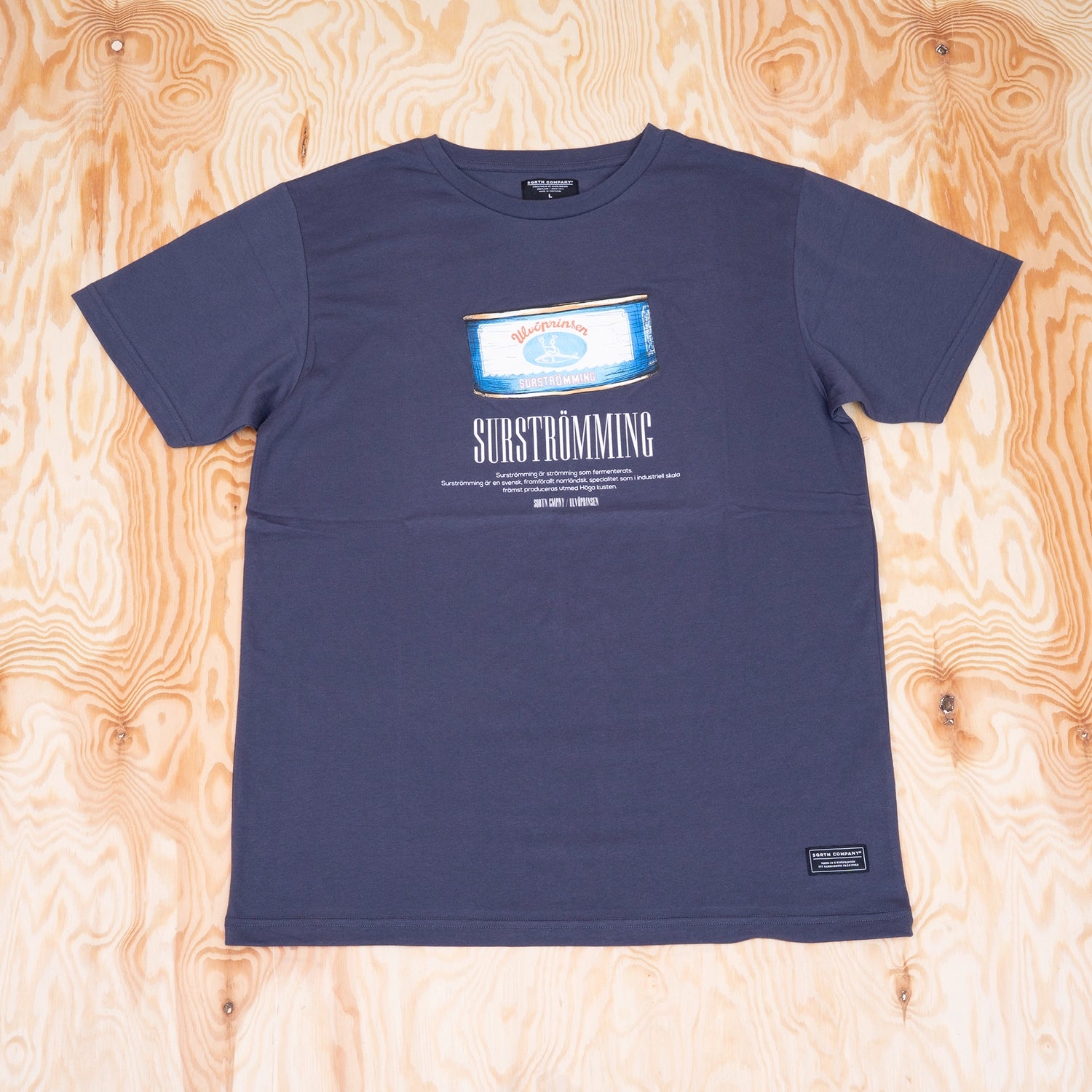 Sqrtn Burken T-shirt Ulvö Bariton Blue