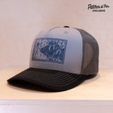 Betzy Patches Exclusive Tålamod Trucker Cap Grey/Blue