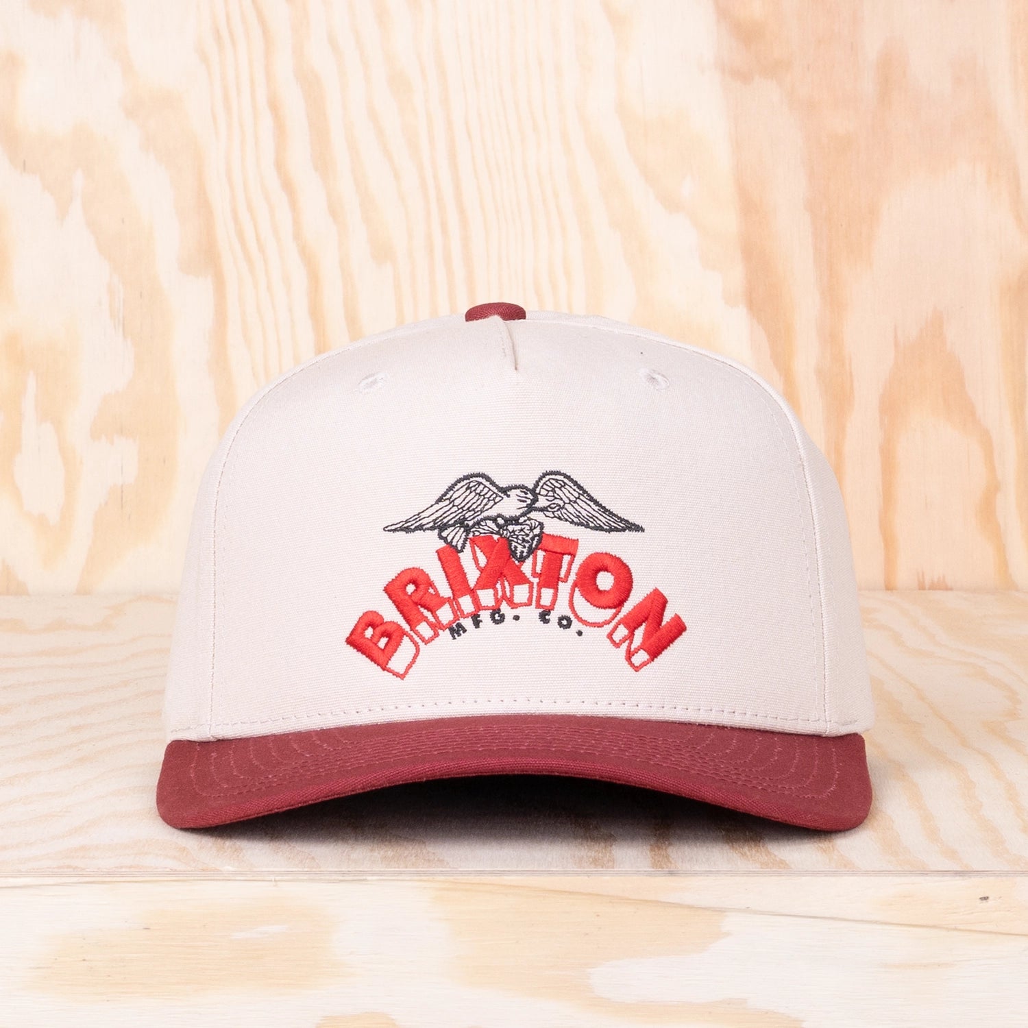 Brixton Banner A-Frame Cap Whitecap/Dark Brick