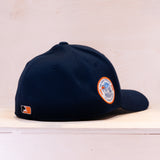 Sqrtn Athletic Hooked Fitted Cap Dark Navy