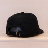 Ca'put Letter S Dad Cap Worn Out Black