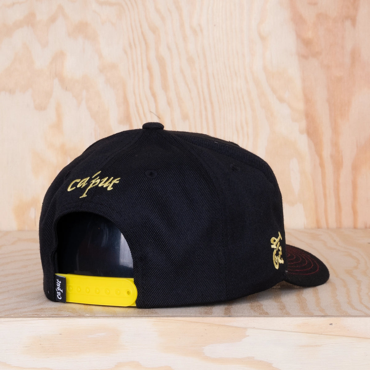 Ca'put Letter B Cap Black / Yellow