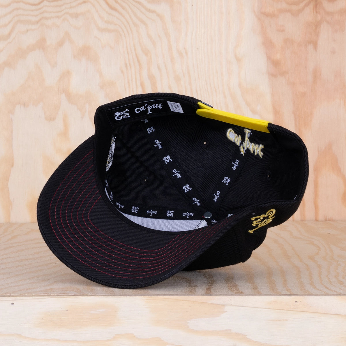 Ca'put Letter B Cap Black / Yellow