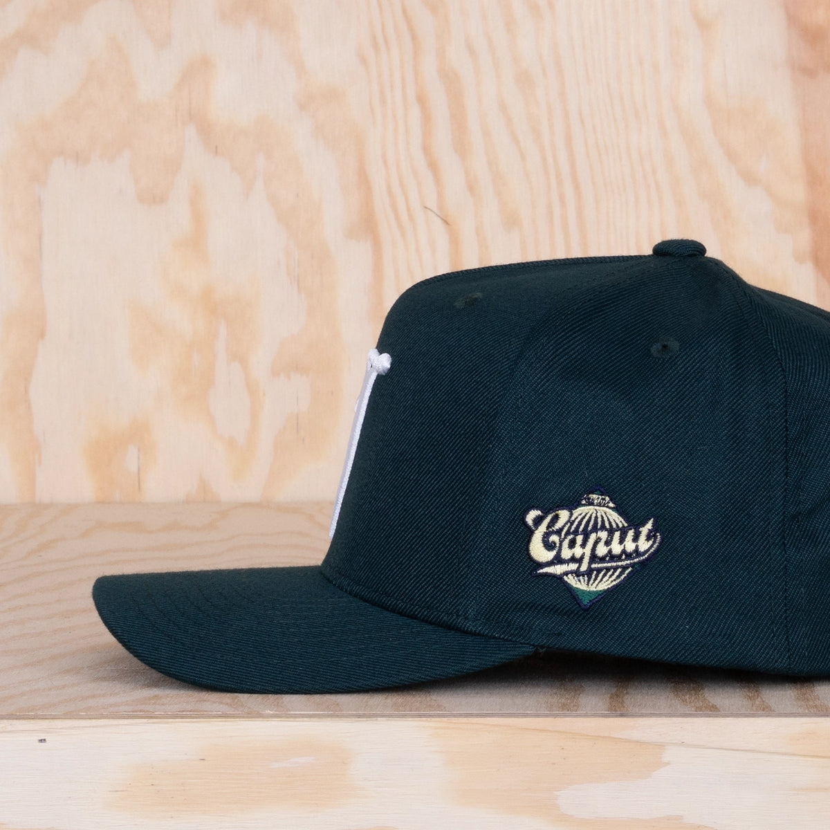 Ca'put Letter J Cap Dark Forest