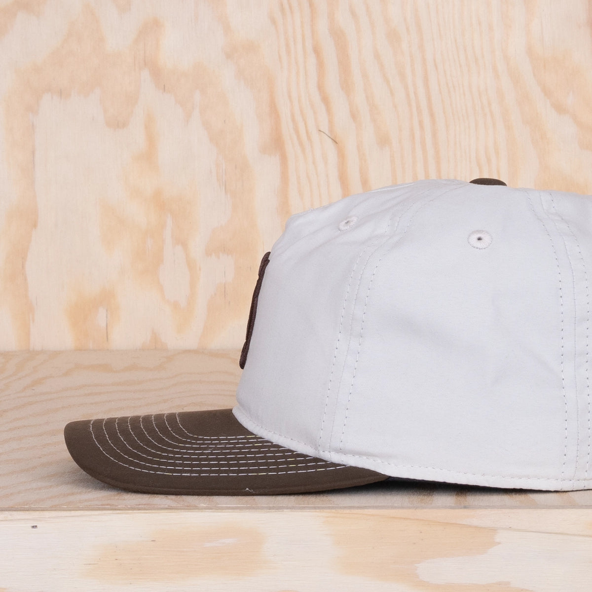 Ca'put Letter S Caddy Cap Ivory / Dark Brown