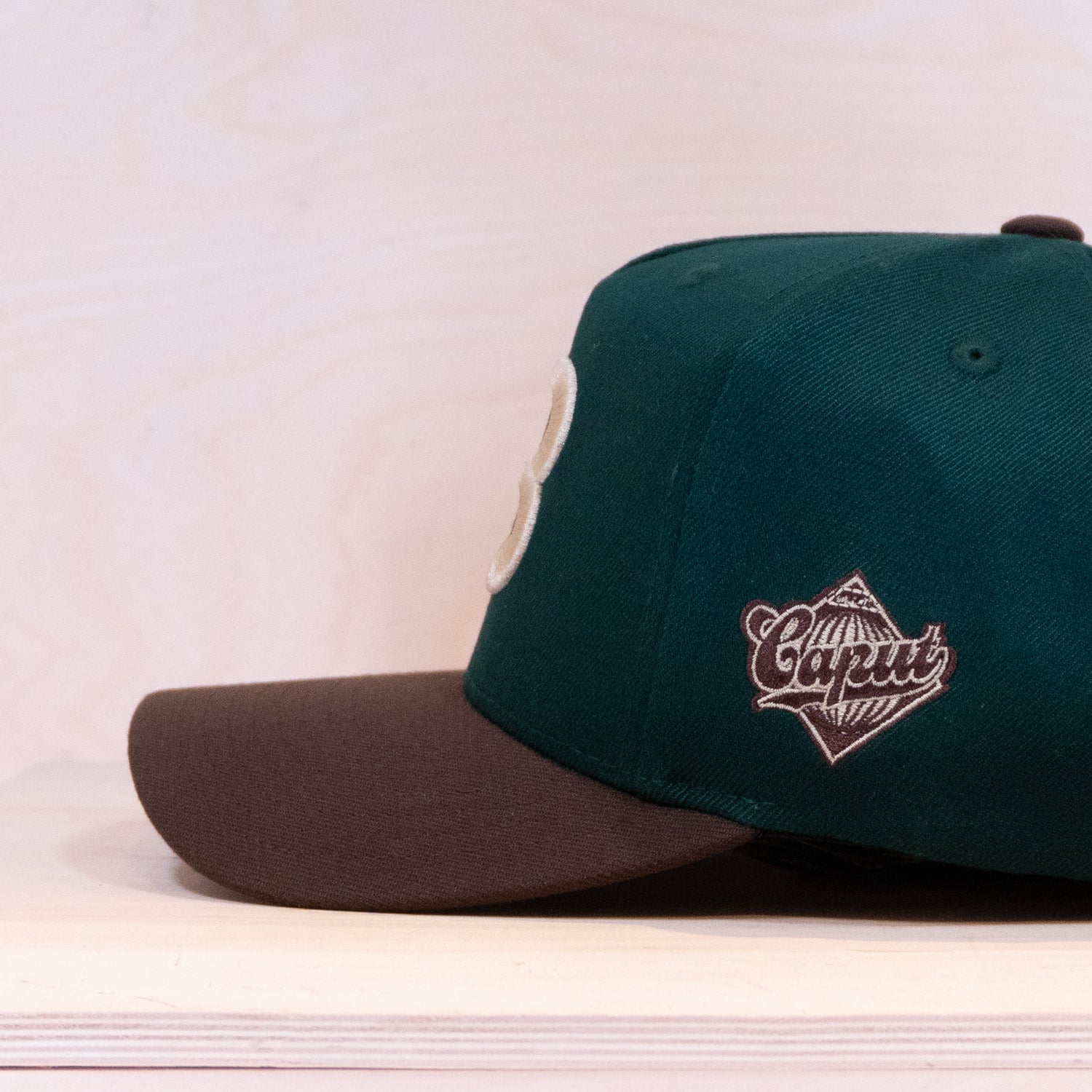 Ca´put Letter B Cap Dk Forest / Dk Brown