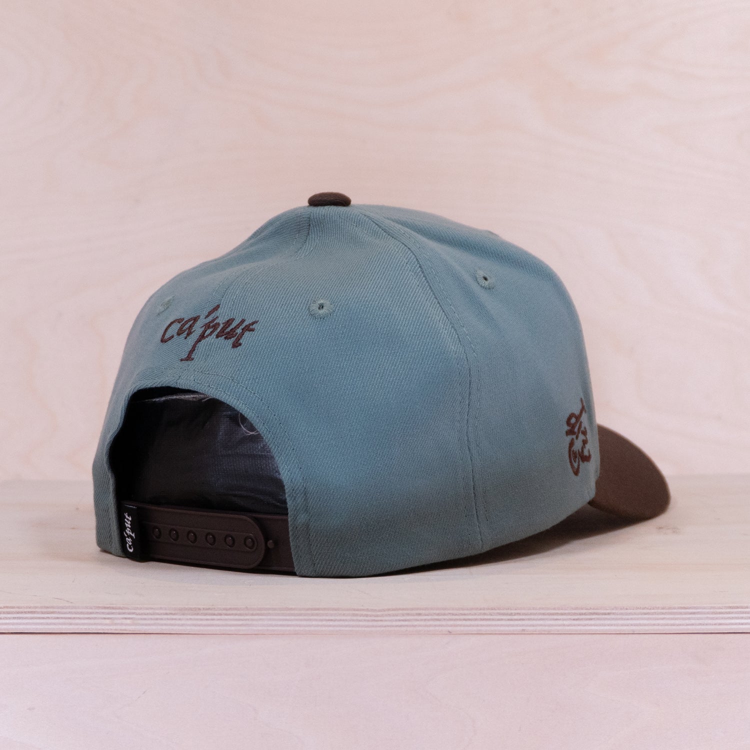 Ca´put Letter K Cap Gunmetal / Dk Brown