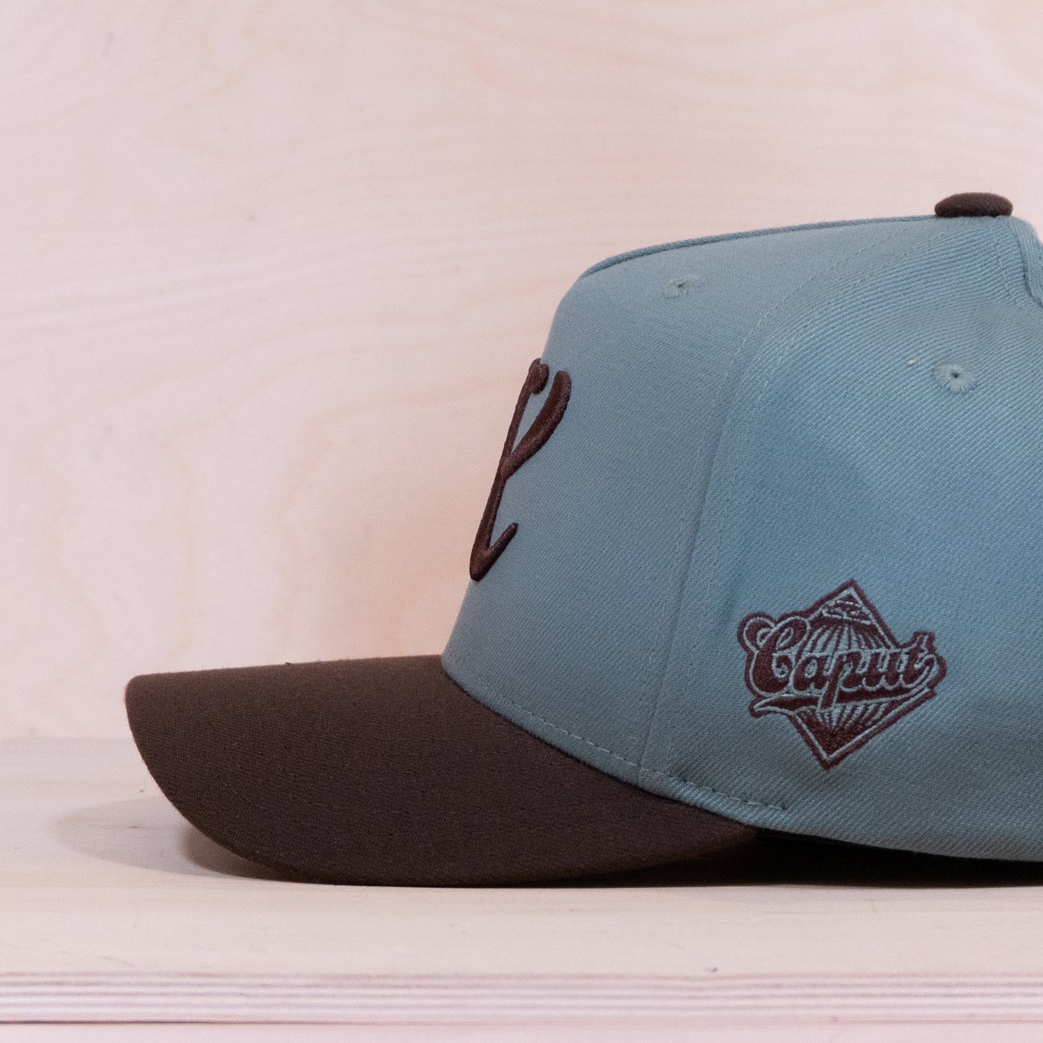 Ca´put Letter K Cap Gunmetal / Dk Brown
