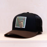 Ca´put Blow Trucker Cap Black / Brown