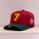 Ca´put Legend 7 Cap Maroon/Green