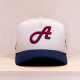 Ca´put Letter A Cap Ivory/Navy