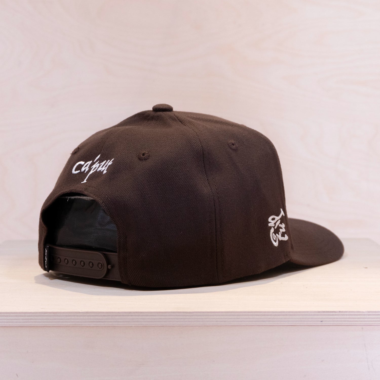 Ca´put Letter F Cap Dark Brown