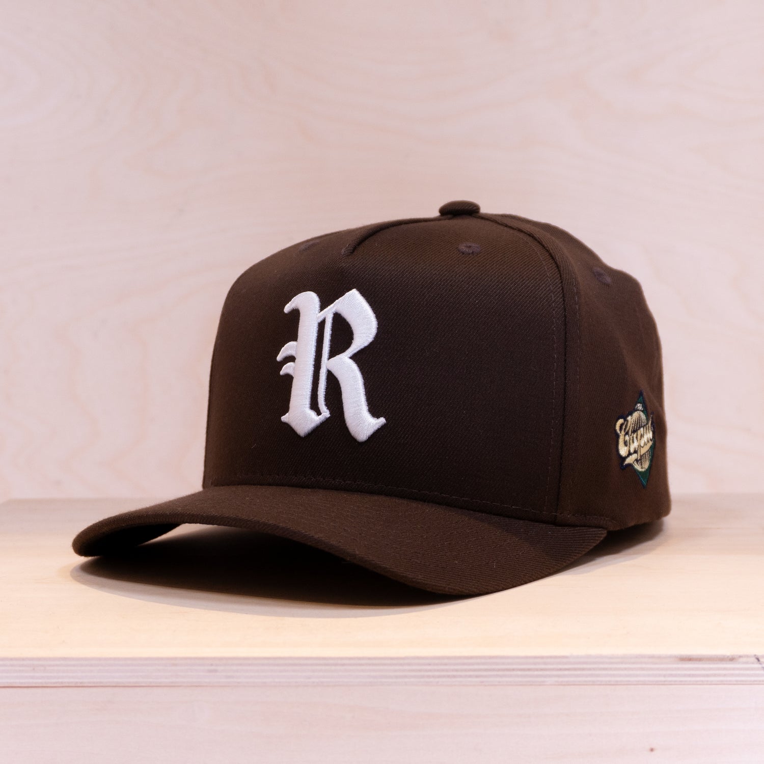 Ca´put Letter R Cap Brown