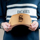 Ca'put Letter S Cap Brown