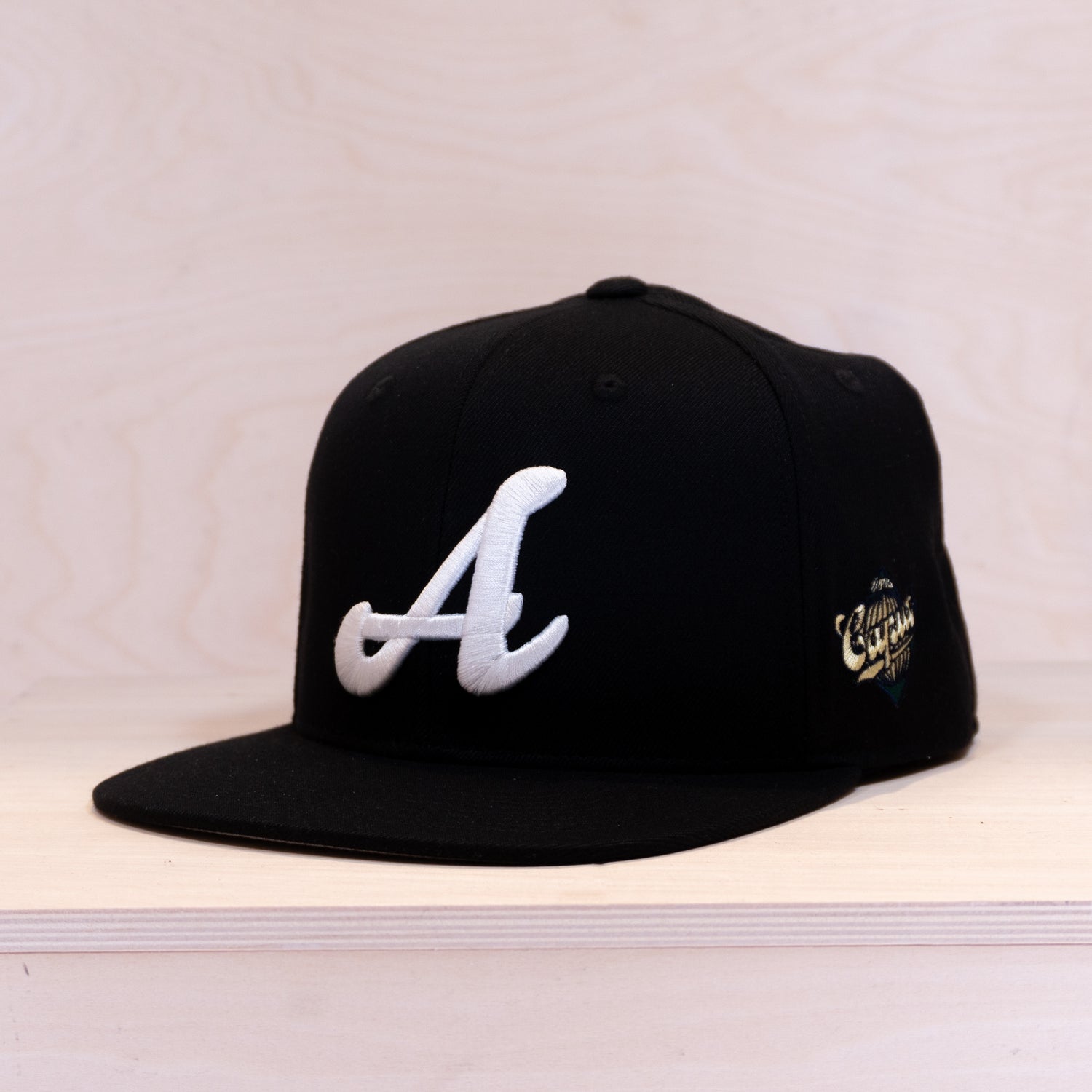 Ca´put Letter A Fitted Cap Black