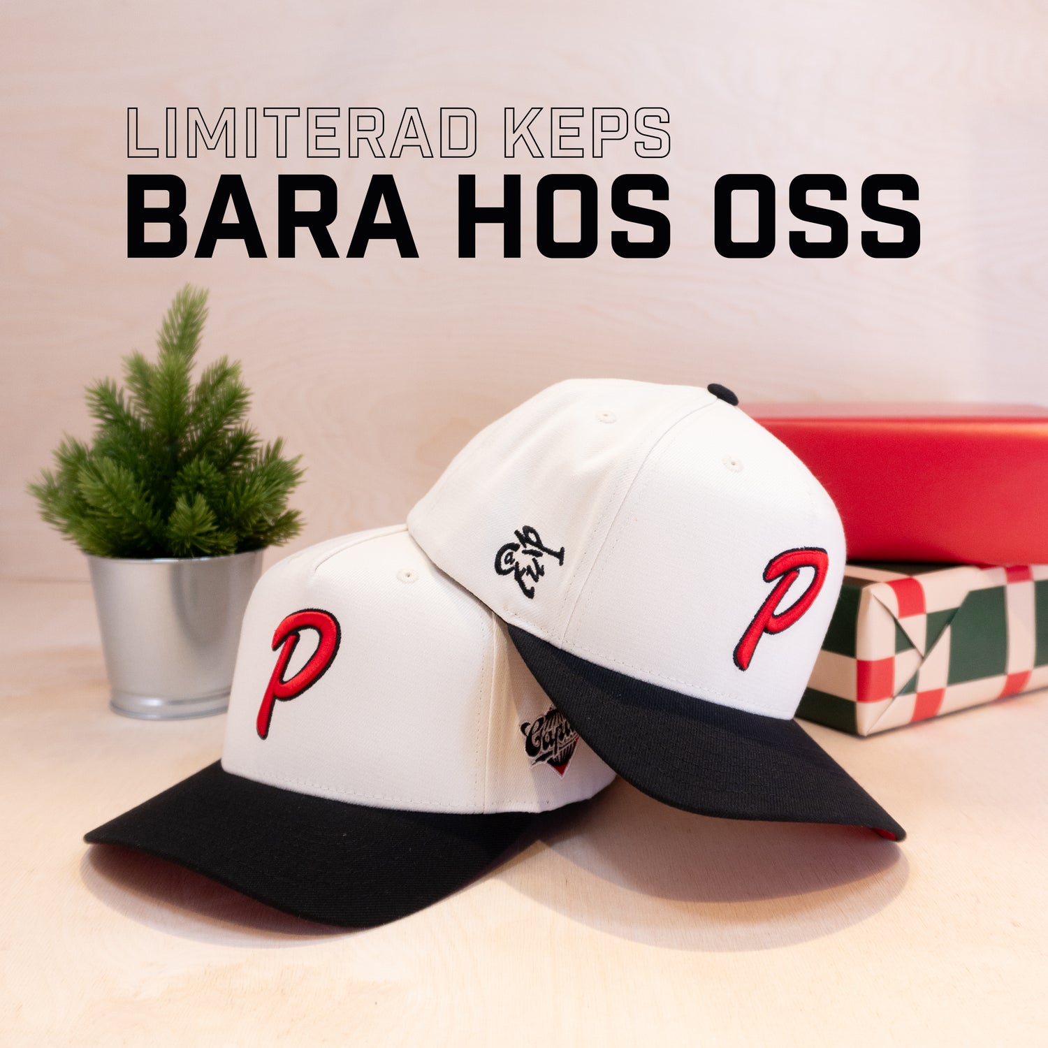 Ca´put Patches Exclusive Letter P Outline Cap Ivory/Black
