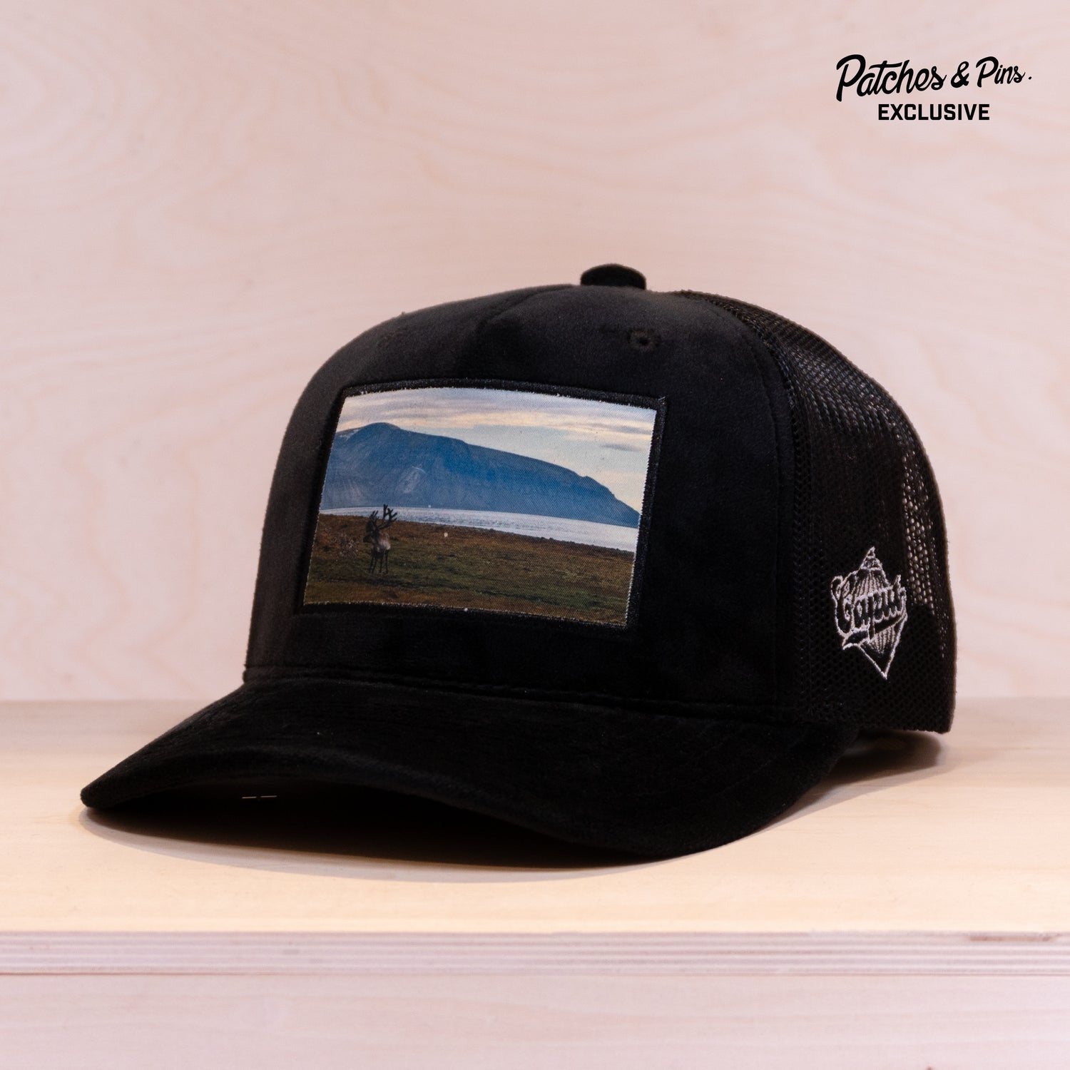 Ca´put Patches Exclusive Reindeer Velvet Cap Black