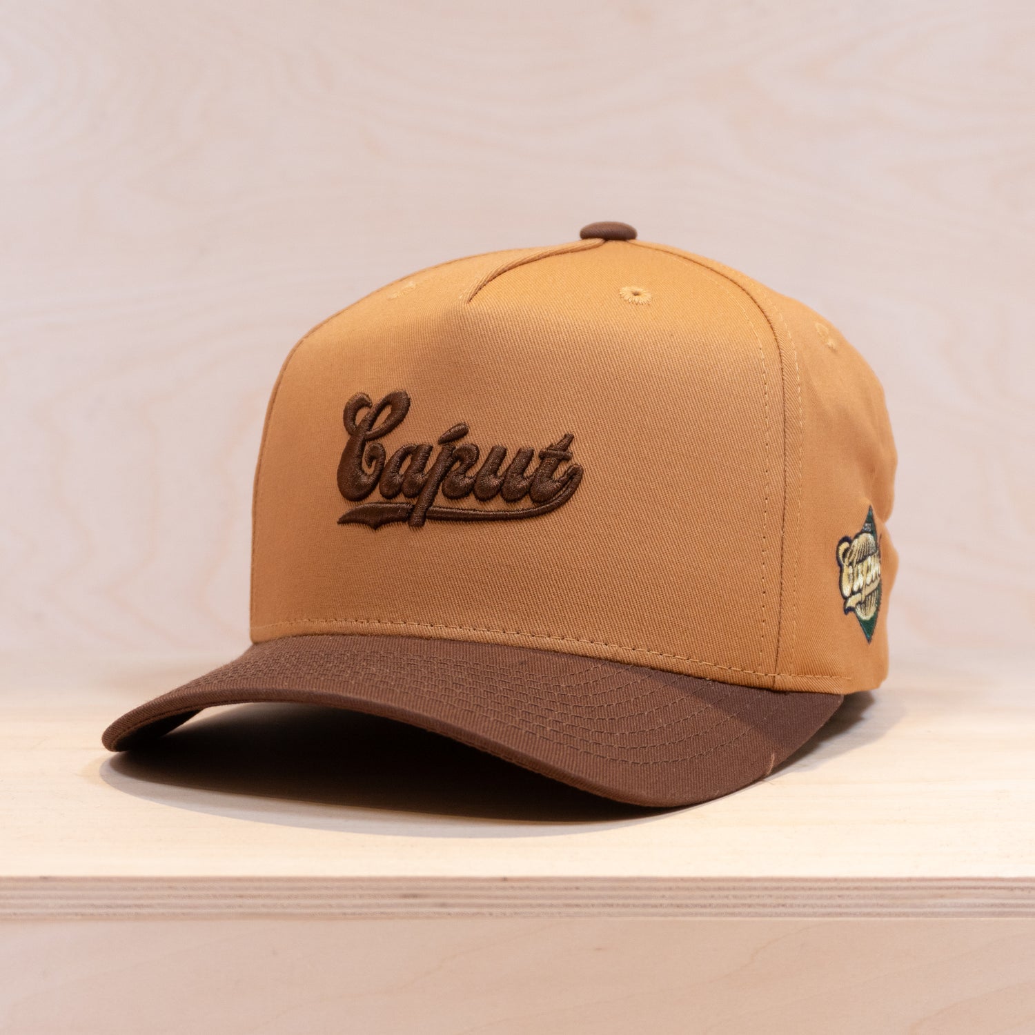 Ca'put Retro Logo Cap Brown