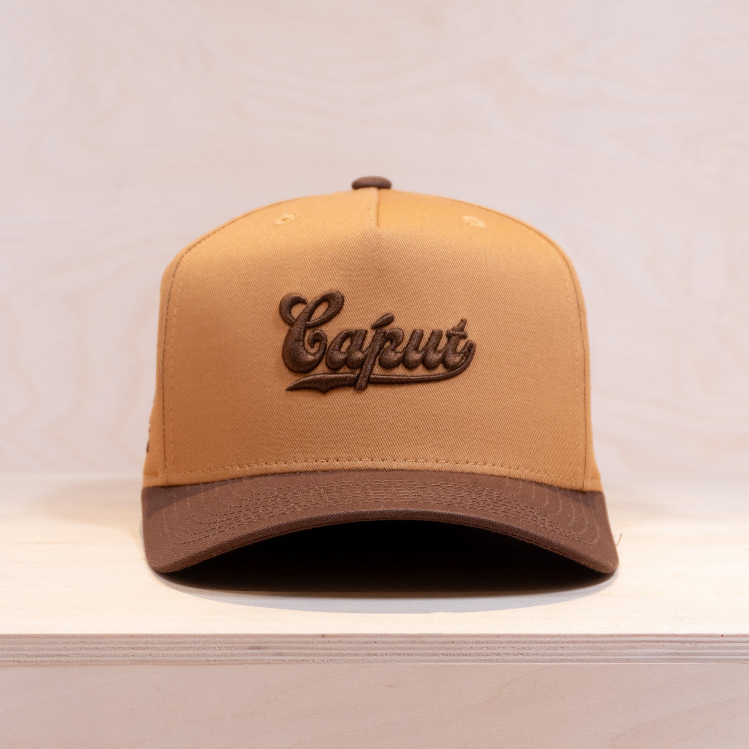 Ca'put Retro Logo Cap Brown