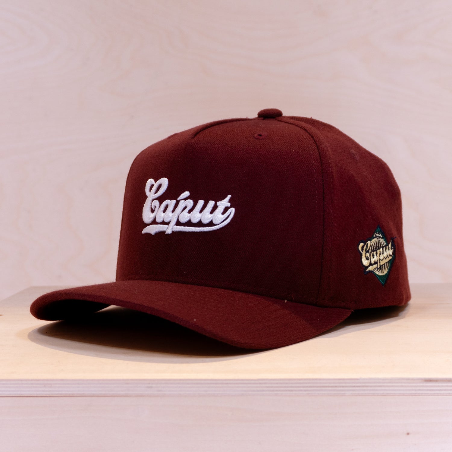 Ca´put Retro Logo Cap Burgundy