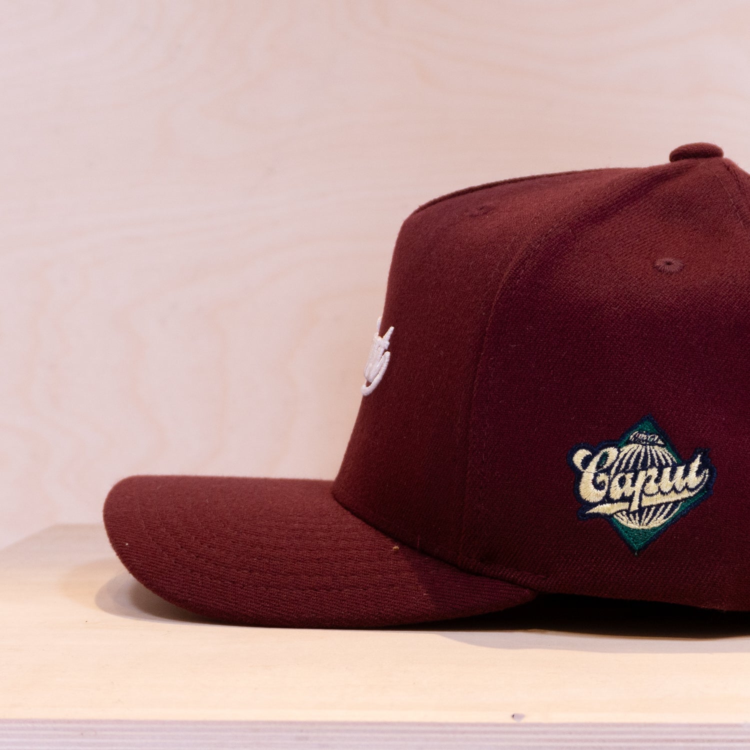 Ca´put Retro Logo Cap Burgundy