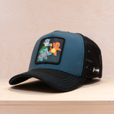 Capslab Pokemon Starters Trucker Black/Dark Green
