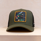 Capslab Zelda Link Trucker Black/Dark Green