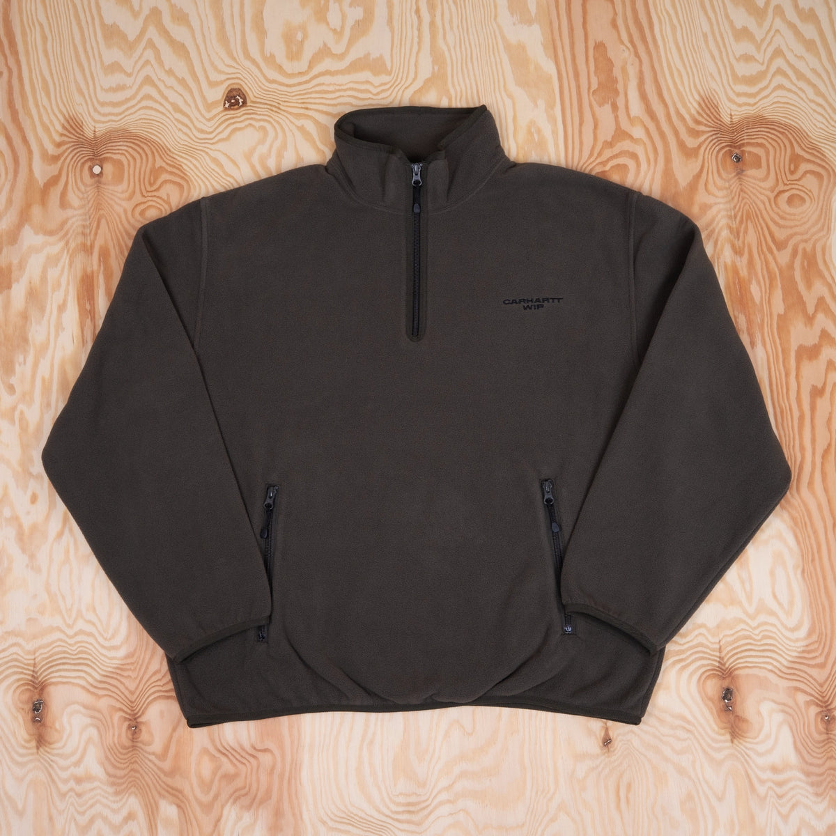 Carhartt Edmore Half Zip Sweat Cypress/Black
