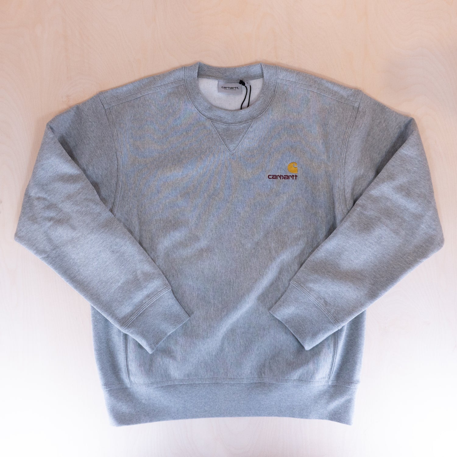 Carhartt American Script Sweat Crewneck Grey Heather
