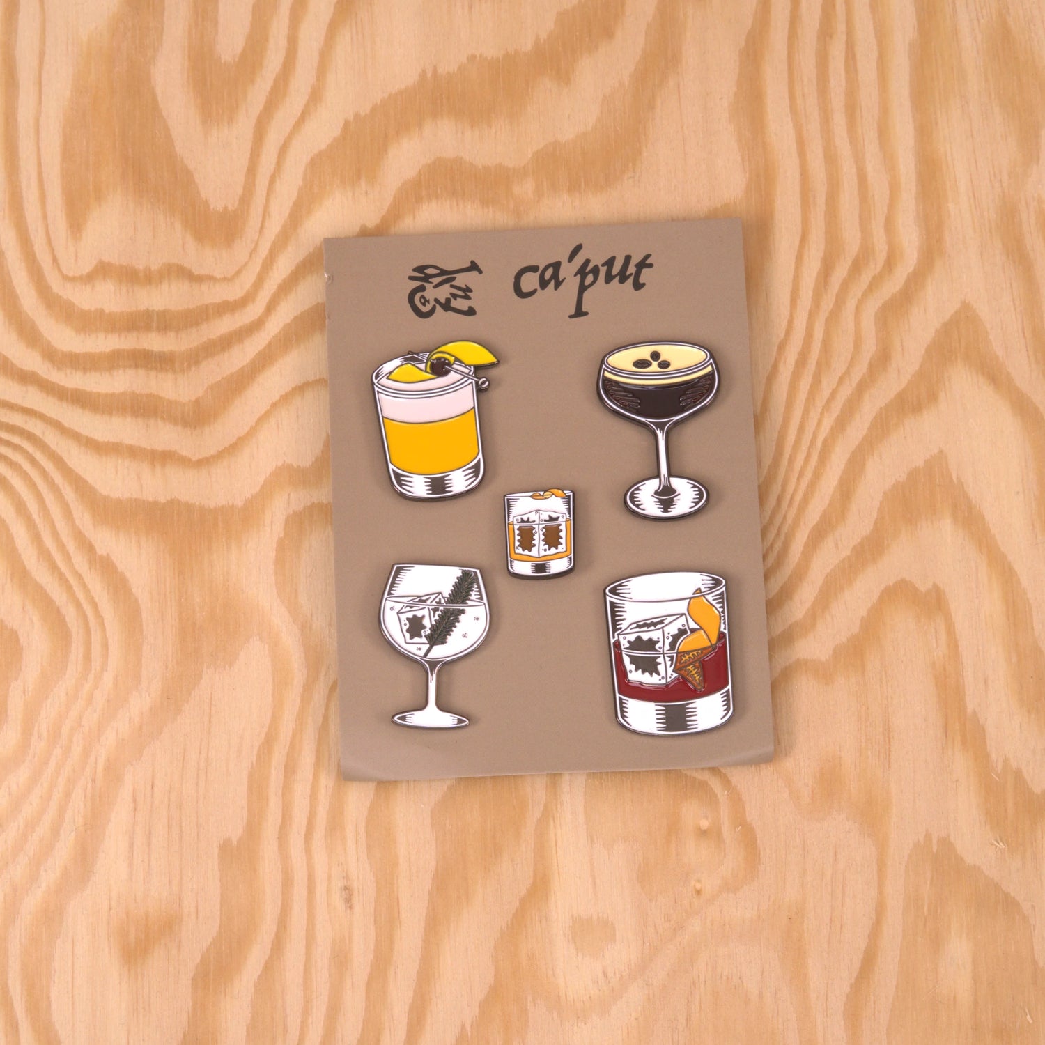 Ca'put Cocktails Pin Kit Assorted