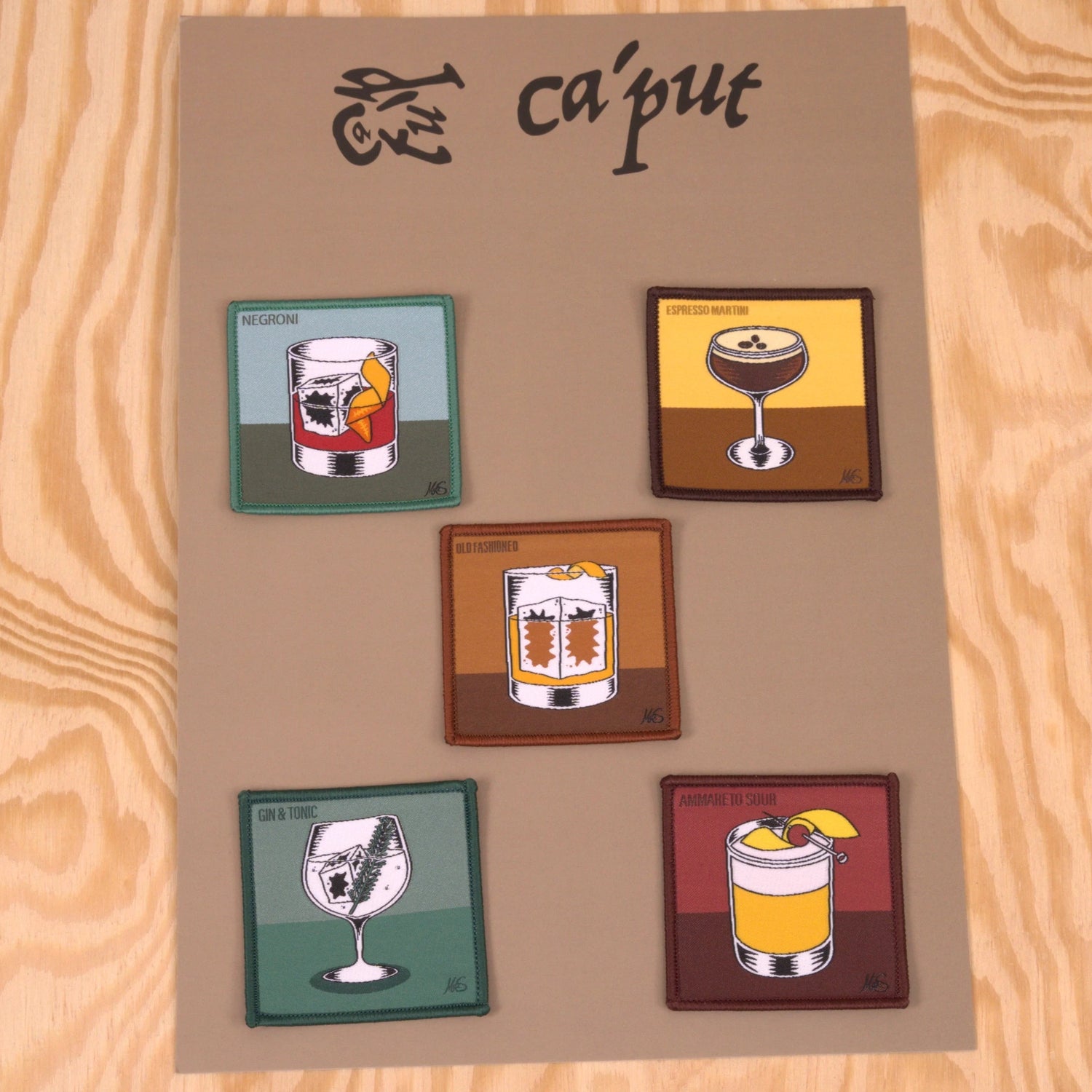 Ca'put Cocktails Patch Kit Assorted