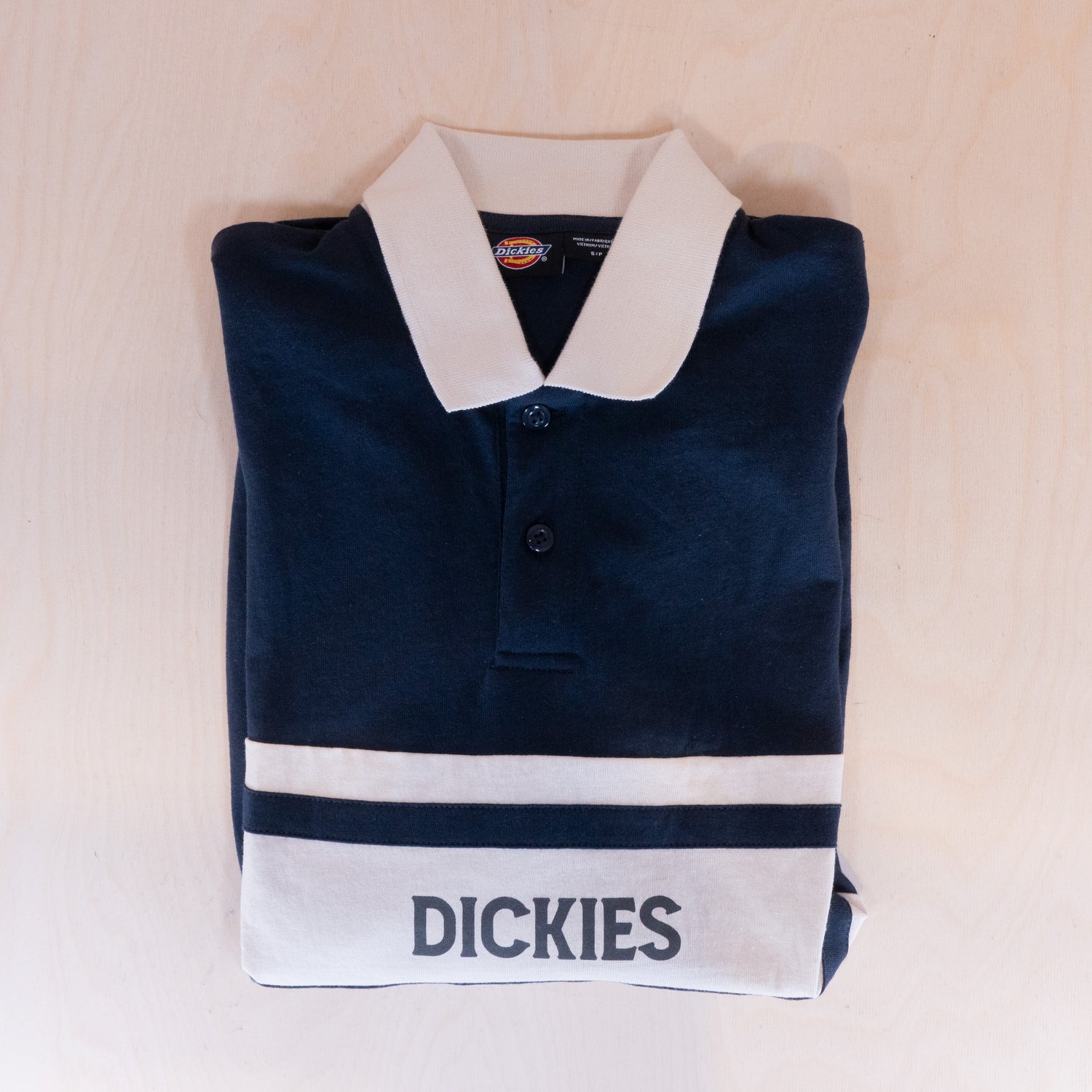 Dickies Yorktown Long Sleeve Rugby Shirt Dark Navy