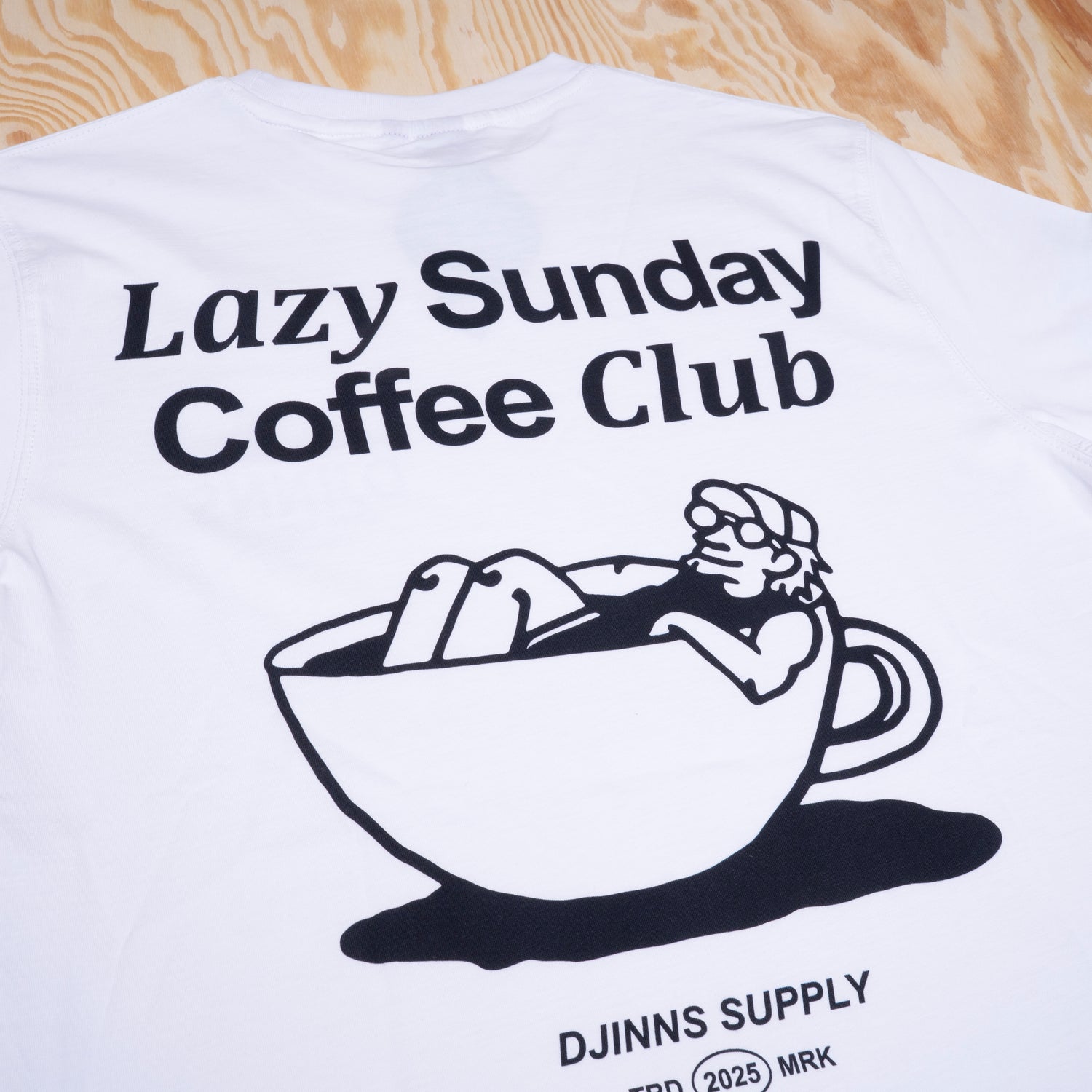 Djinns Guy in a Cup T-Shirt White