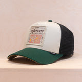 Djinns HTF Food Oysters Trucker Cap Off white/Dark Green