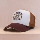 Djinns HTF Coffee Club Trucker Cap White/Brown