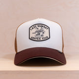 Djinns HTF Coffee Club Trucker Cap White/Brown