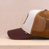 Djinns HTF Coffee Club Trucker Cap White/Brown