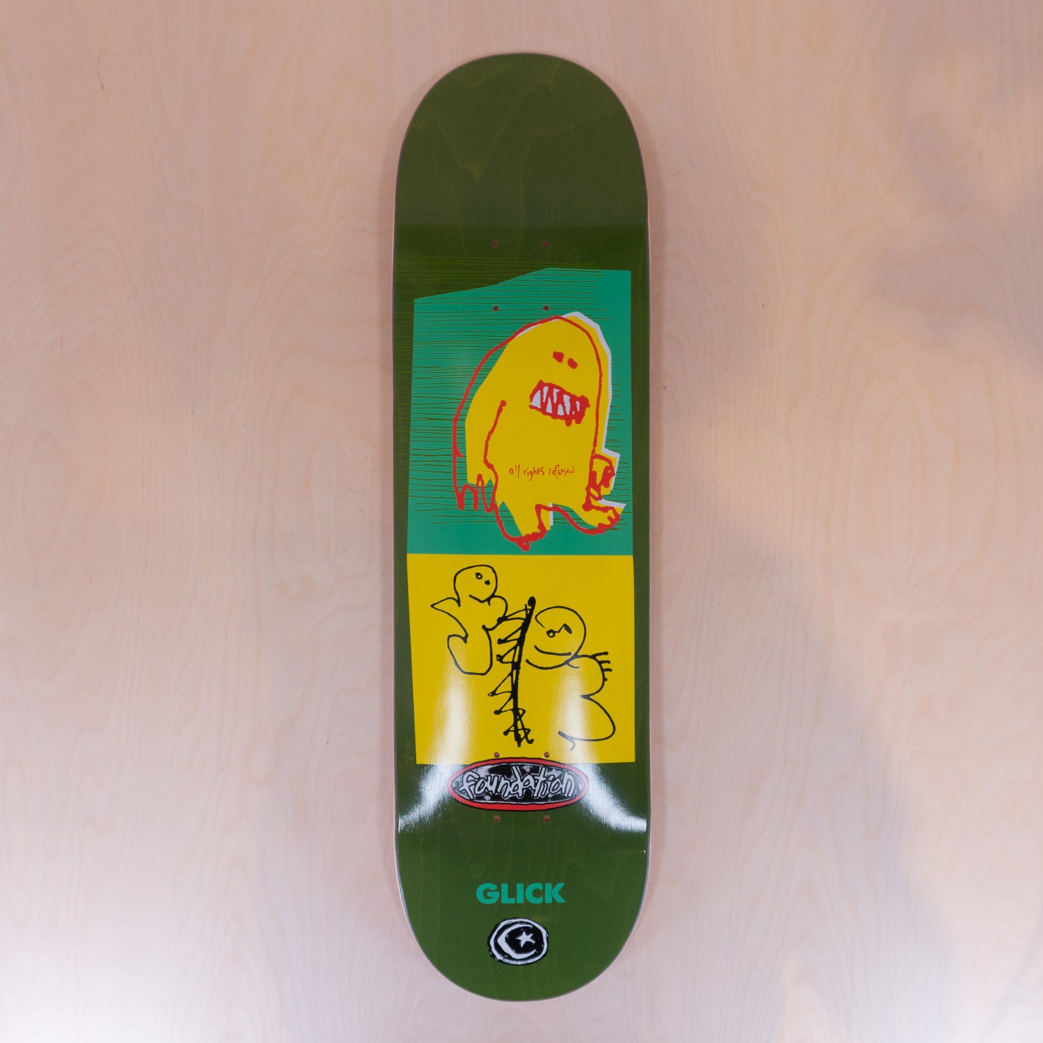 Foundation Cory Glick Refused 8.38 Skatedeck